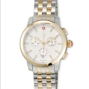 Michele Uptown Two-Tone Watch